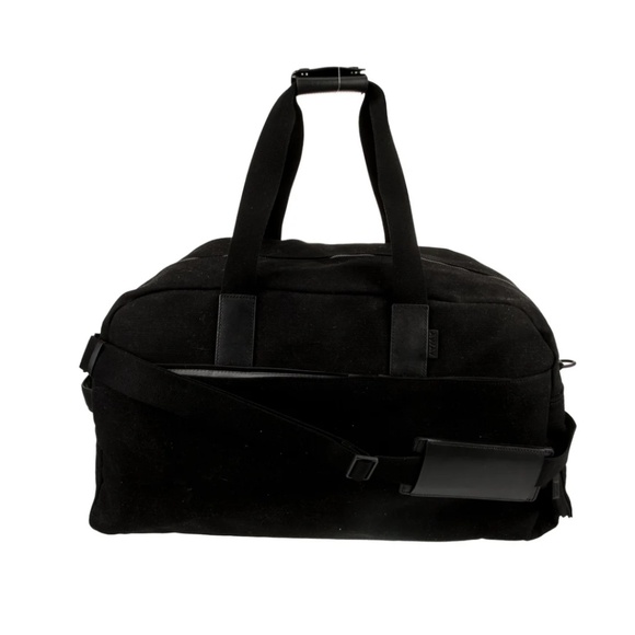 Travel Chic: *Away* Black Canvas Weekender - Picture 3 of 16